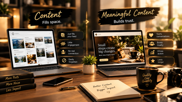 The Difference between Content and Meaningful Content